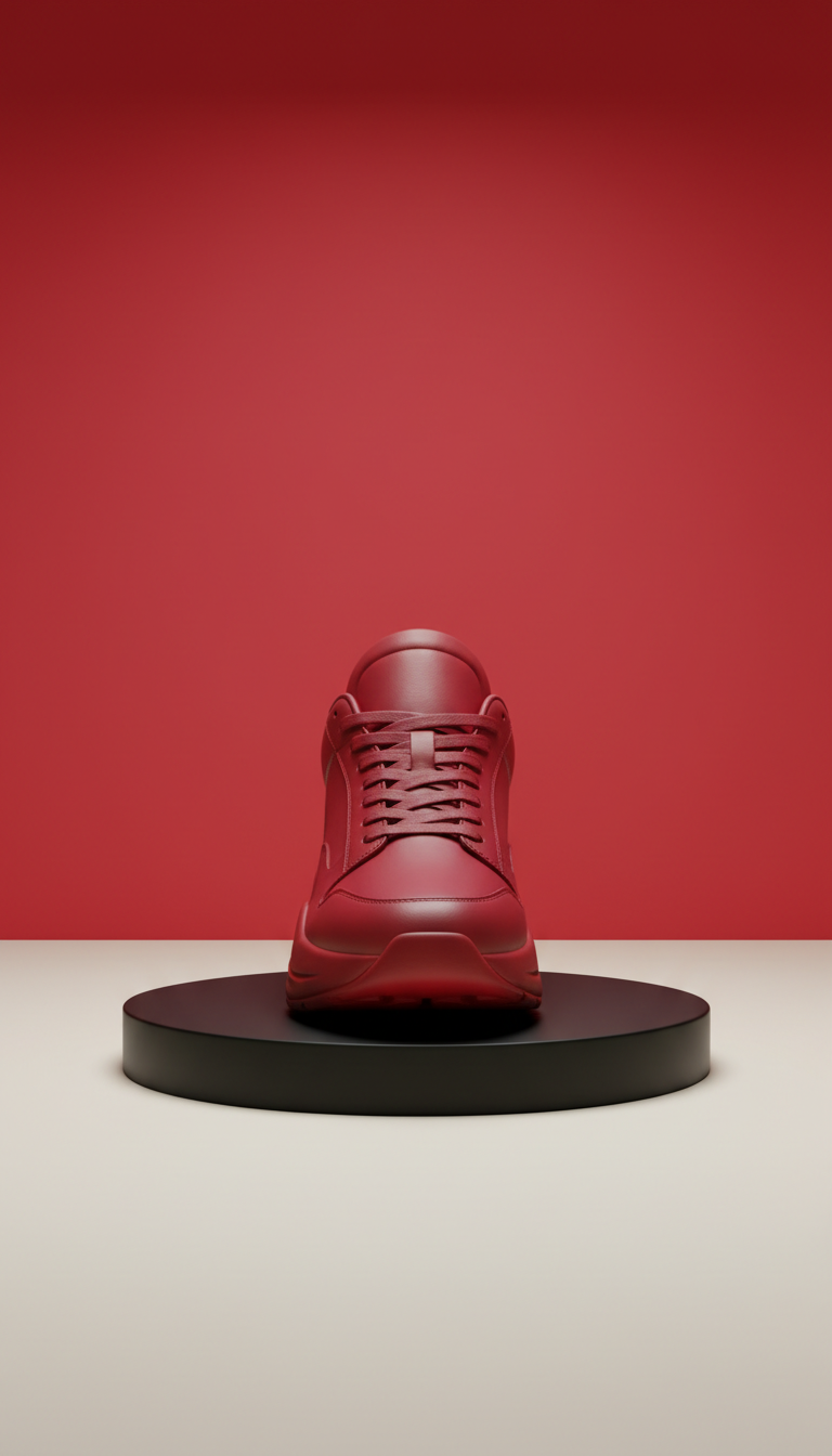 Red Leather Sneaker Limited Edition