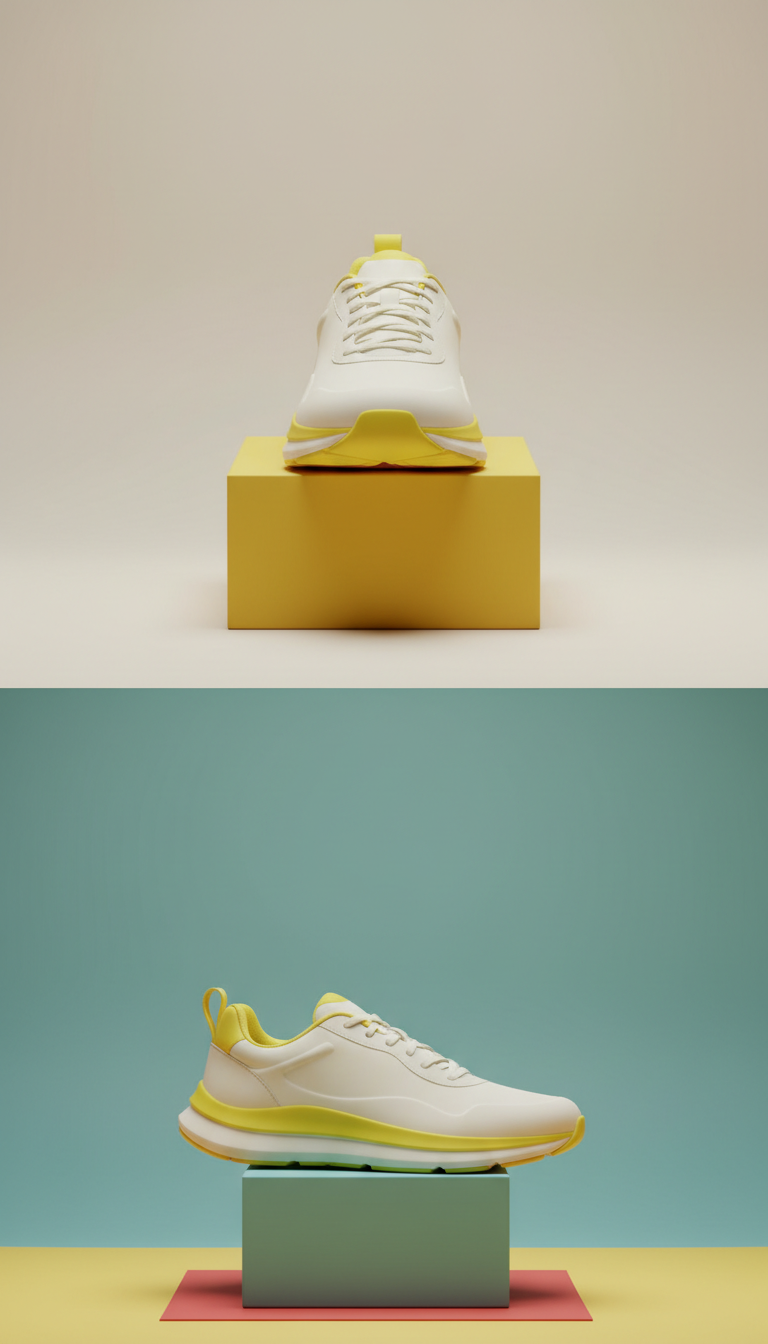 Collaboration Low-Top Cream and Yellow