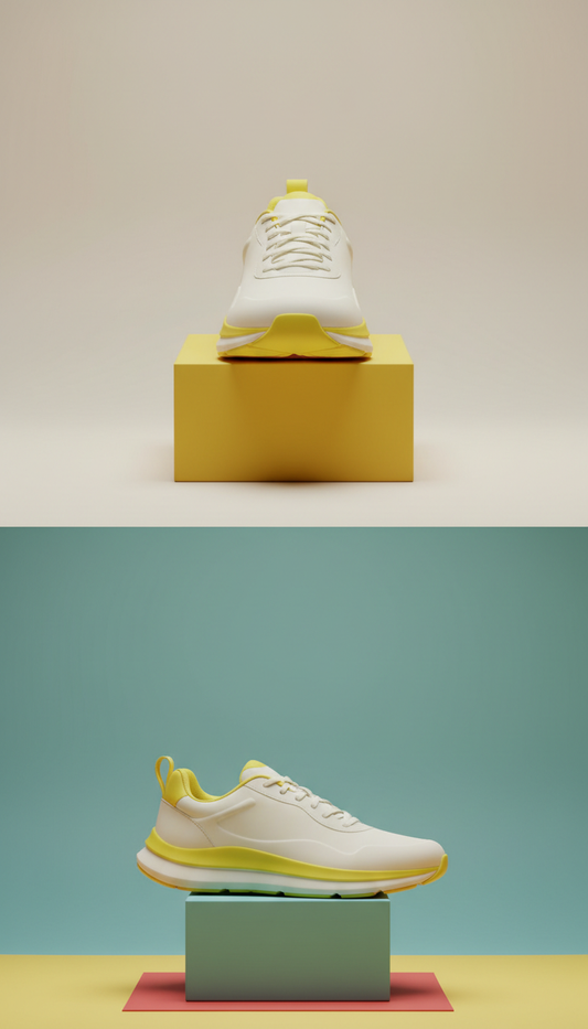 Collaboration Low-Top Cream and Yellow